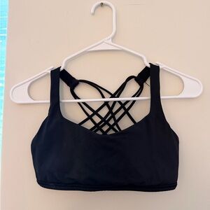 lululemon athletica Black Free to Be- wild Bra